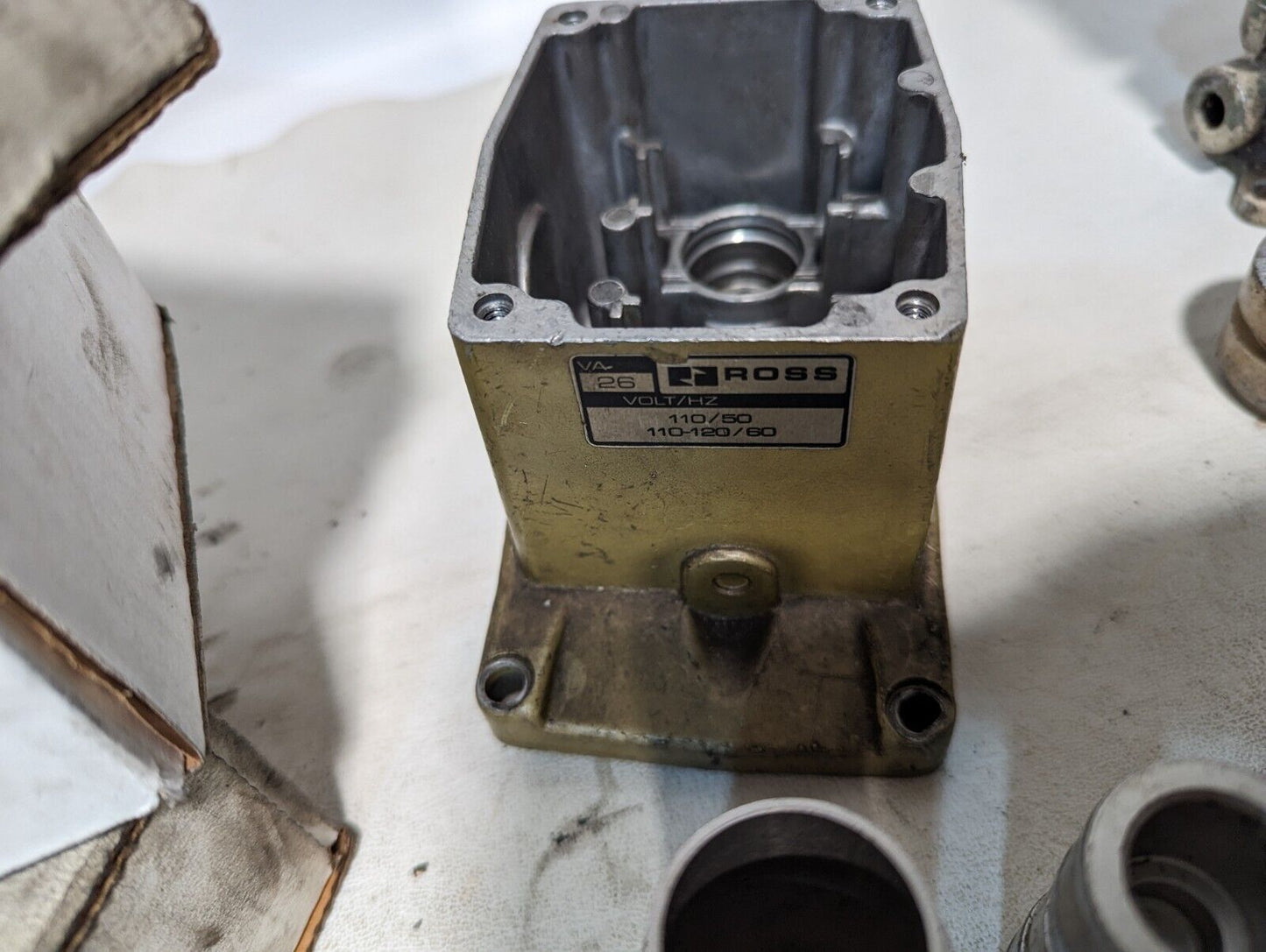 Lot of 47 pounds of Ross valve parts as shown in the video