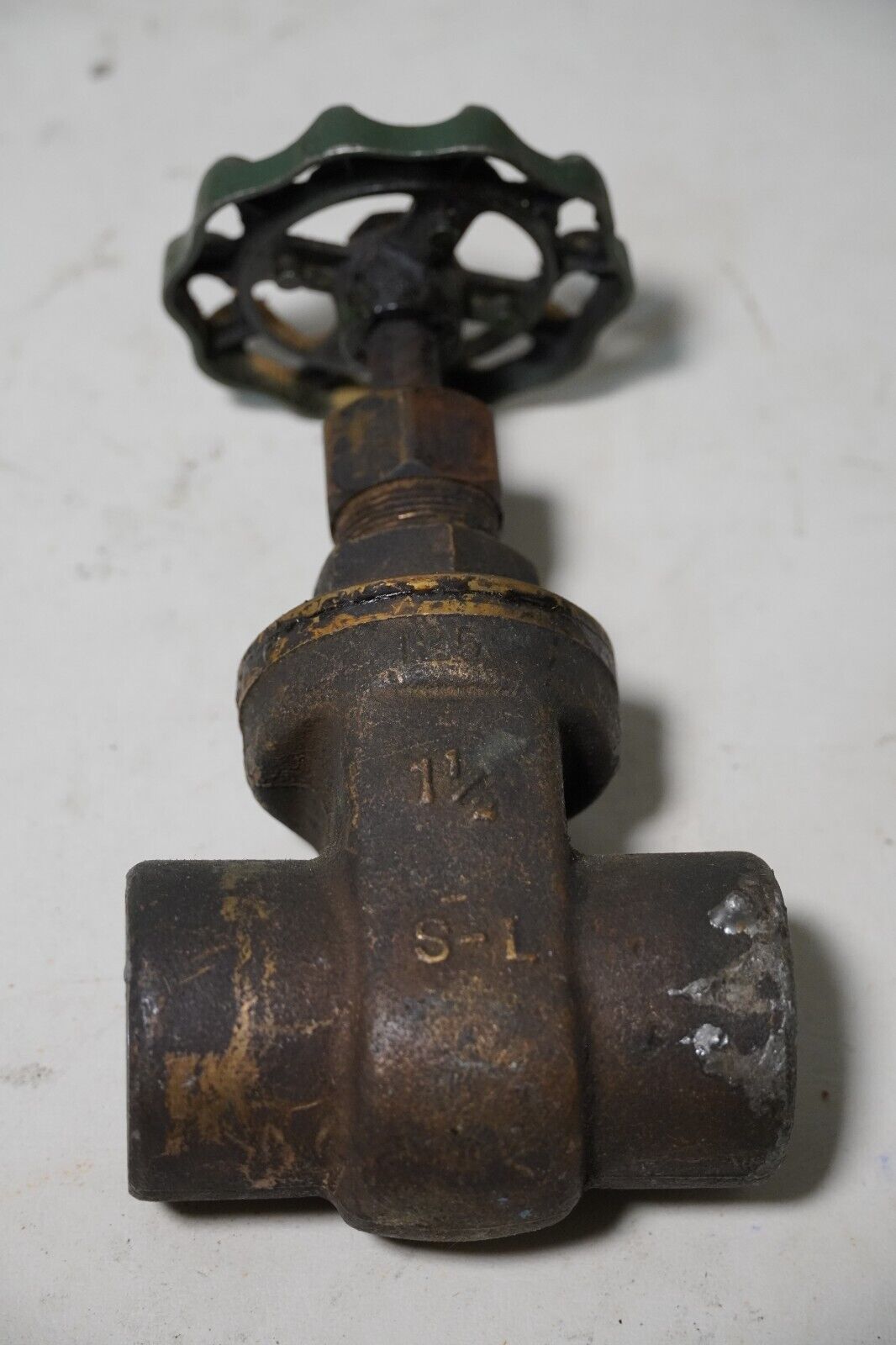 P-P S-L Gate Valve 1-1/2" USA 125 Brass