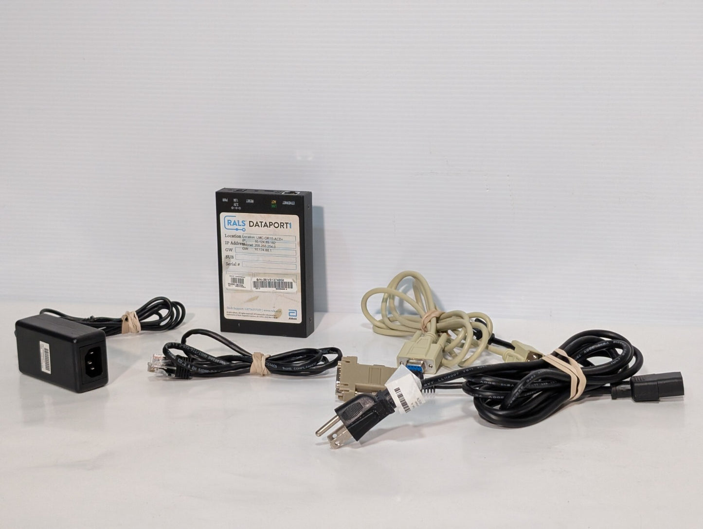Abbott RALS Dataport 1 POCT Device Server, Ethernet, Power Adapter, Peripherals
