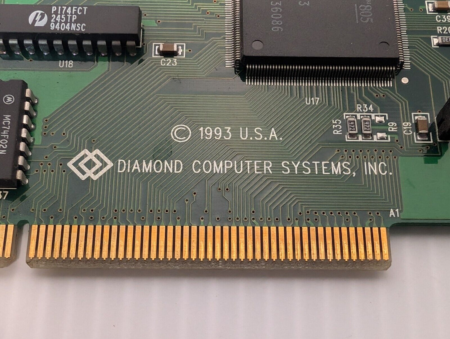 Vintage 1993 Stealth 24 Diamond Windows Graphics Card V2.02 FTU805A - Free Ship