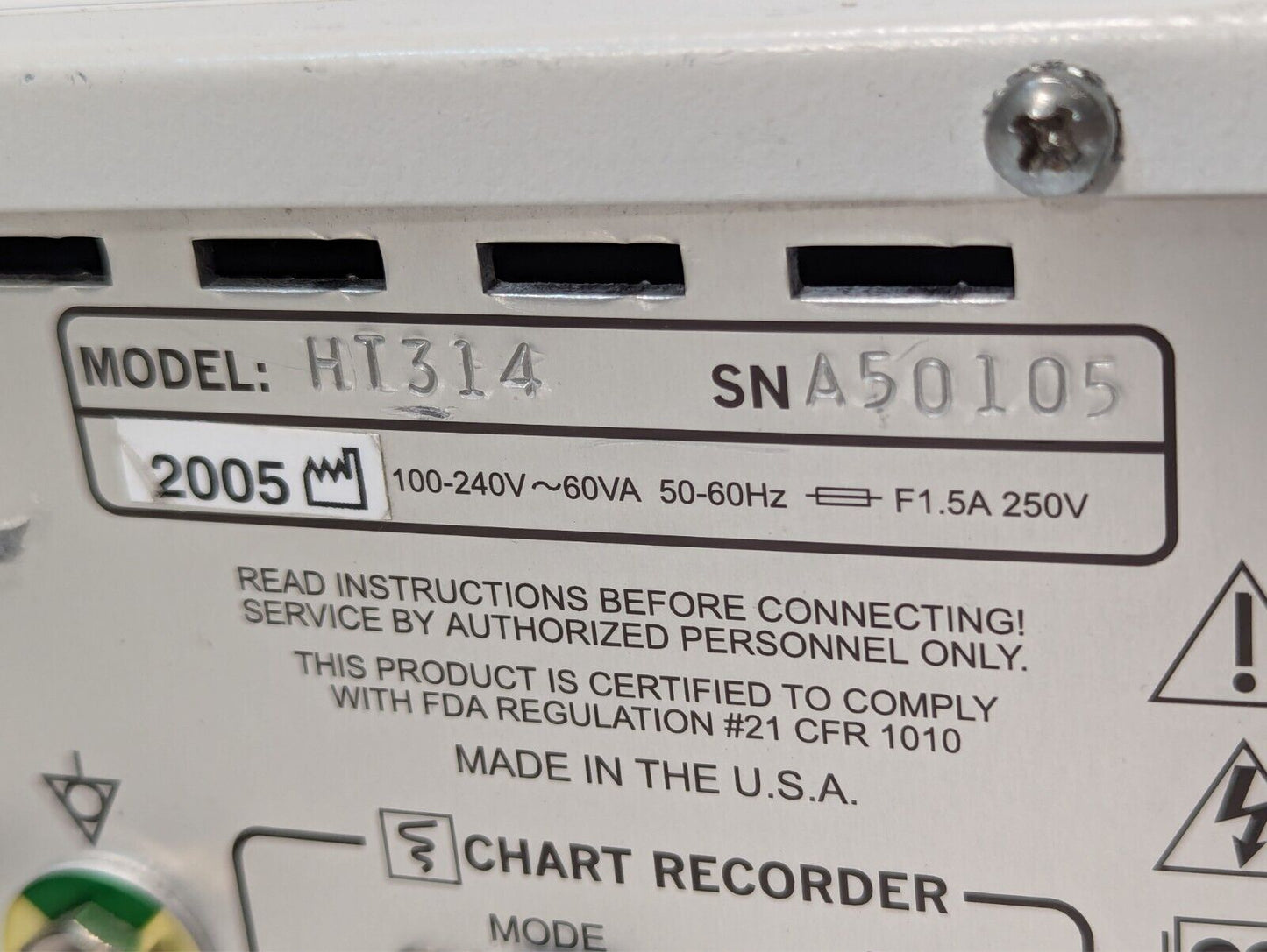 Transonic Systems HT314 Flow-QC Meter, does not power on