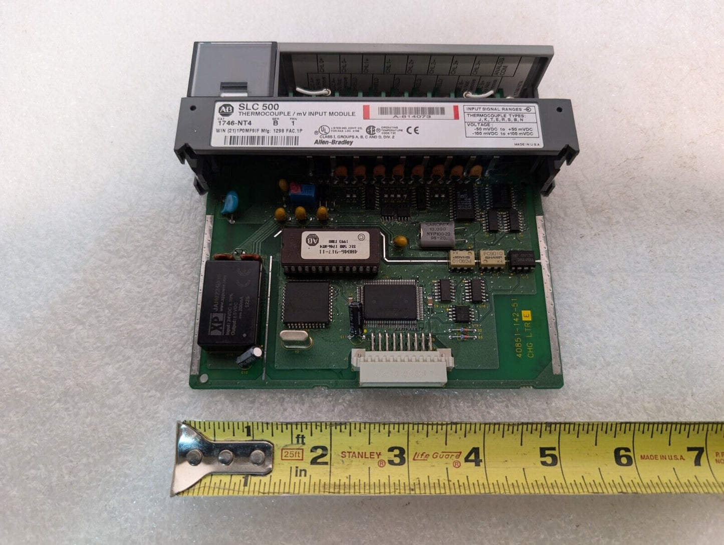 Allen Bradley 1746-NT4\B Thermocouple/DC Millivolt Input Module - Free Shipping