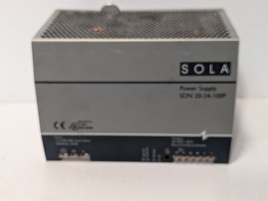 Sola SDN 20-24-100P Switching Power Supply, Single Phase, 20A, 24vdc - Free Ship