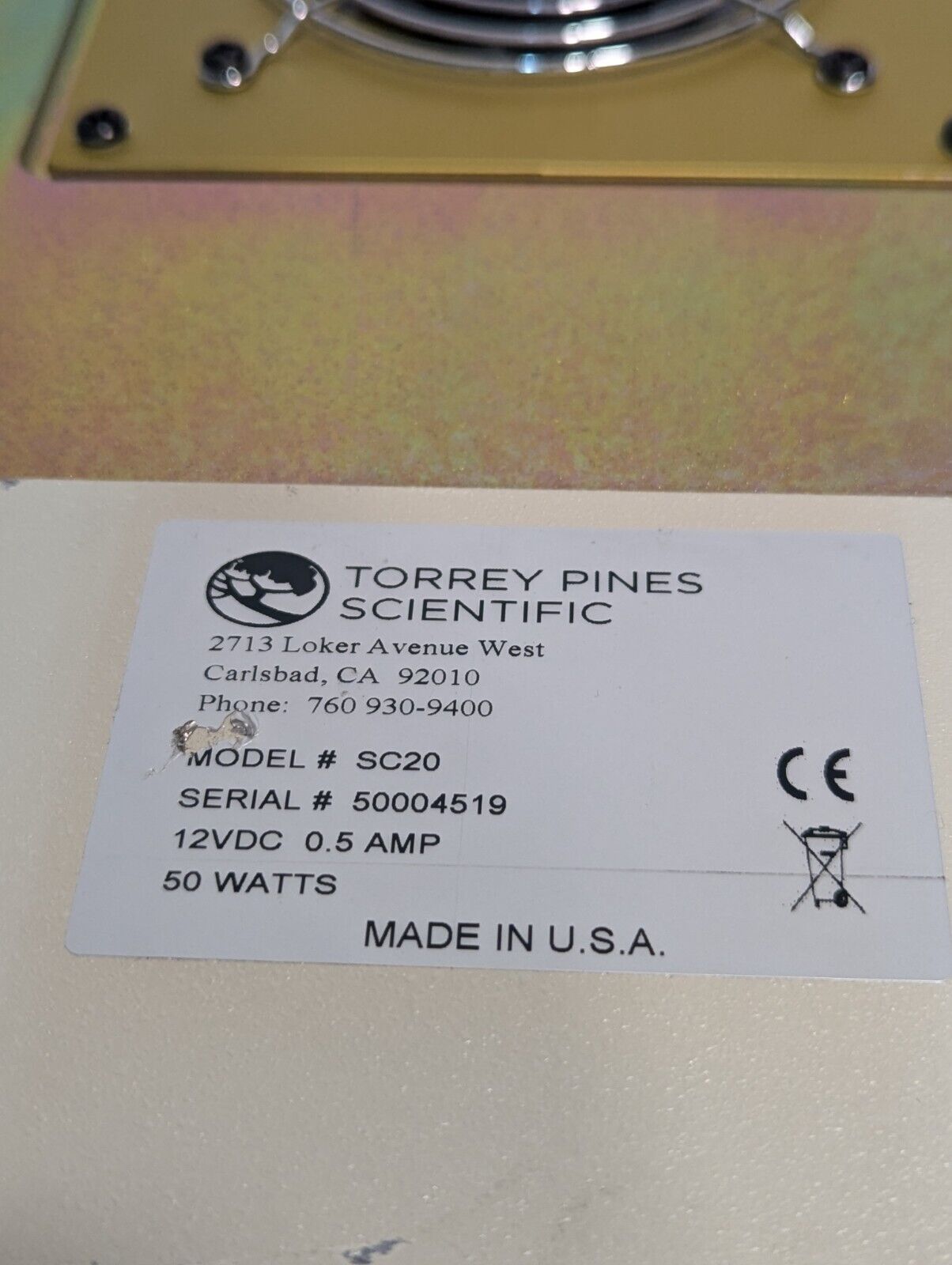 Torrey Pines SC25XR orbital mixing chilling/heating dry bath, no power cord