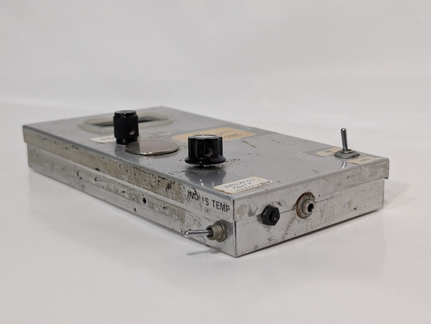 Unidentified Control Panel Box Offset Dial, pH Dip Switches, Volts/ Temp, Toggle