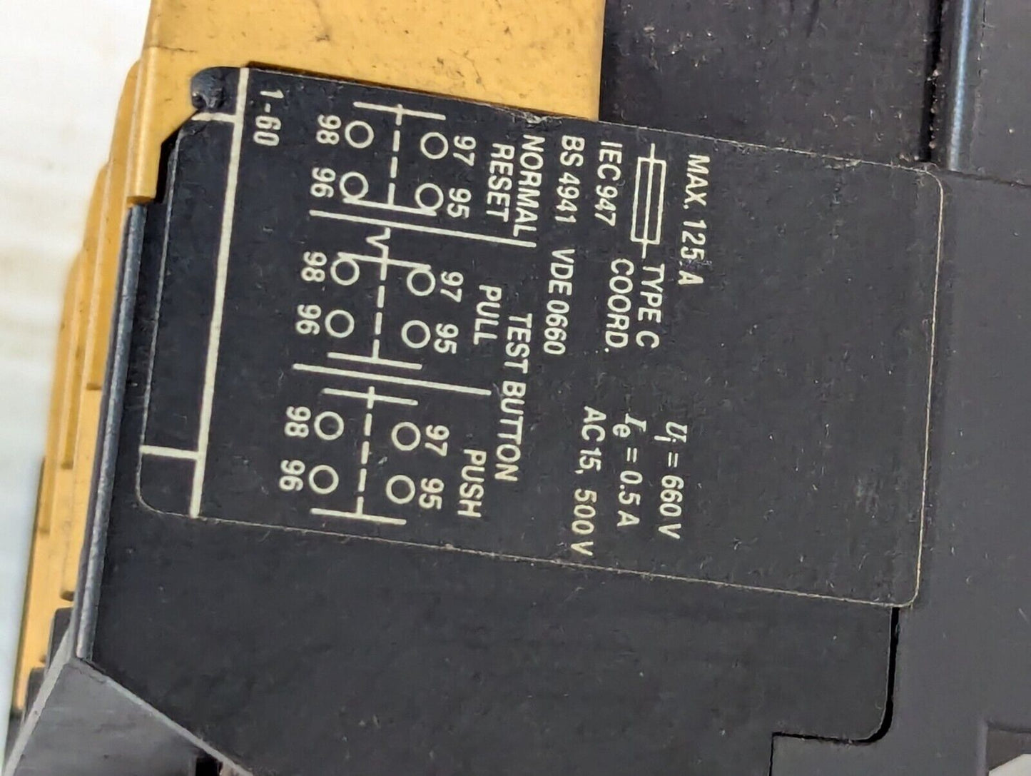 Allen Bradley 193-CPC63 Ser B Overload Relay, Current Range 45-60A -Free Ship