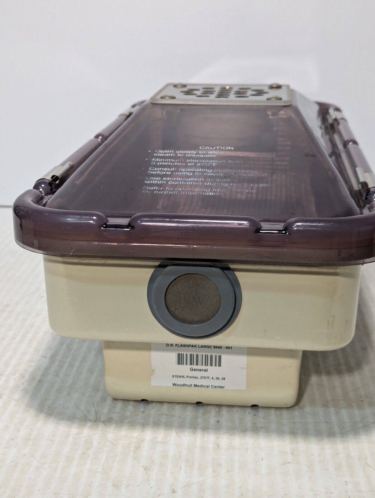 Symmetry 9040 FlashPak Sterilization Case w/ Basket 23-1/2"x12"x9" - Free Ship