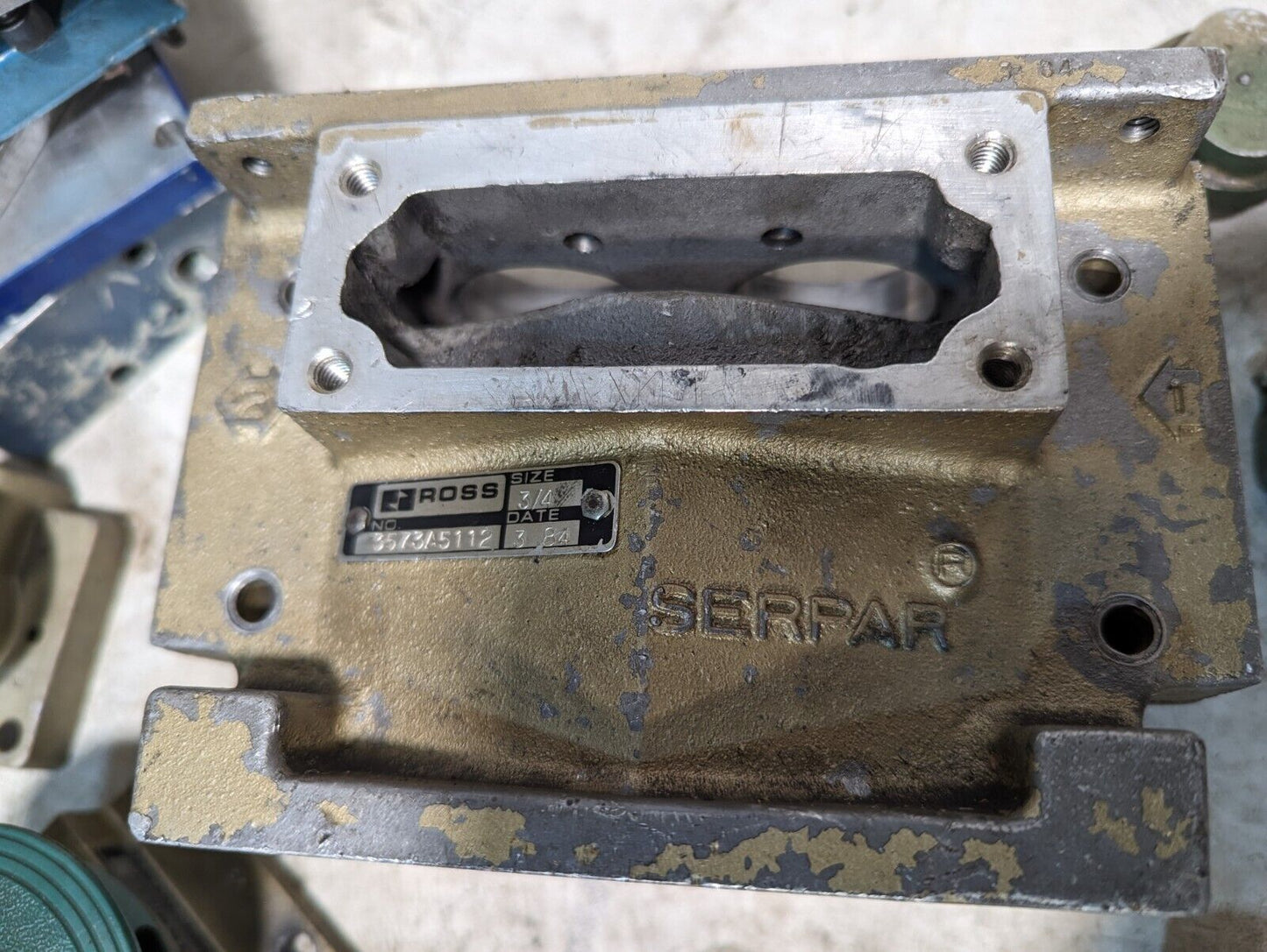 Lot of 47 pounds of Ross valve parts as shown in the video