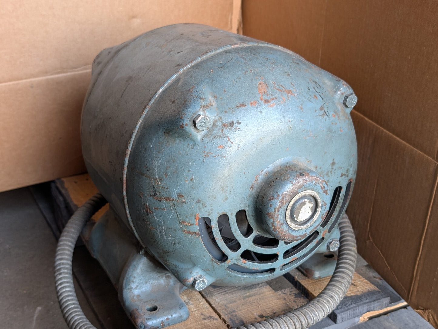 Westinghouse S7Y Type CSP Life-Line Motor 1760RPM, 3PH, 5HP, 254 Frame, 240/480V