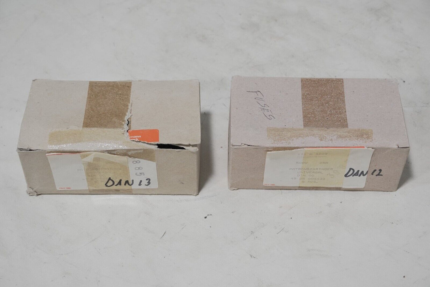 Lot of 10 Bussmann 171 A 4209 fuses, 25A, 500V, universal, 171A4209, DIN 00