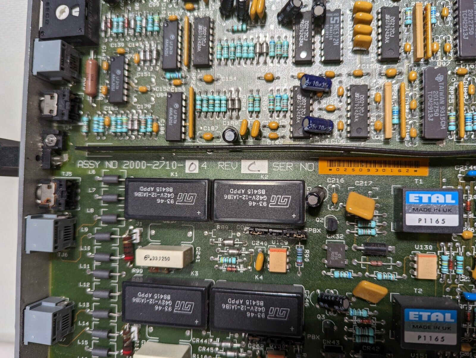 Syntellect Inc., assy no 2000-2710-04, rev C circuit board