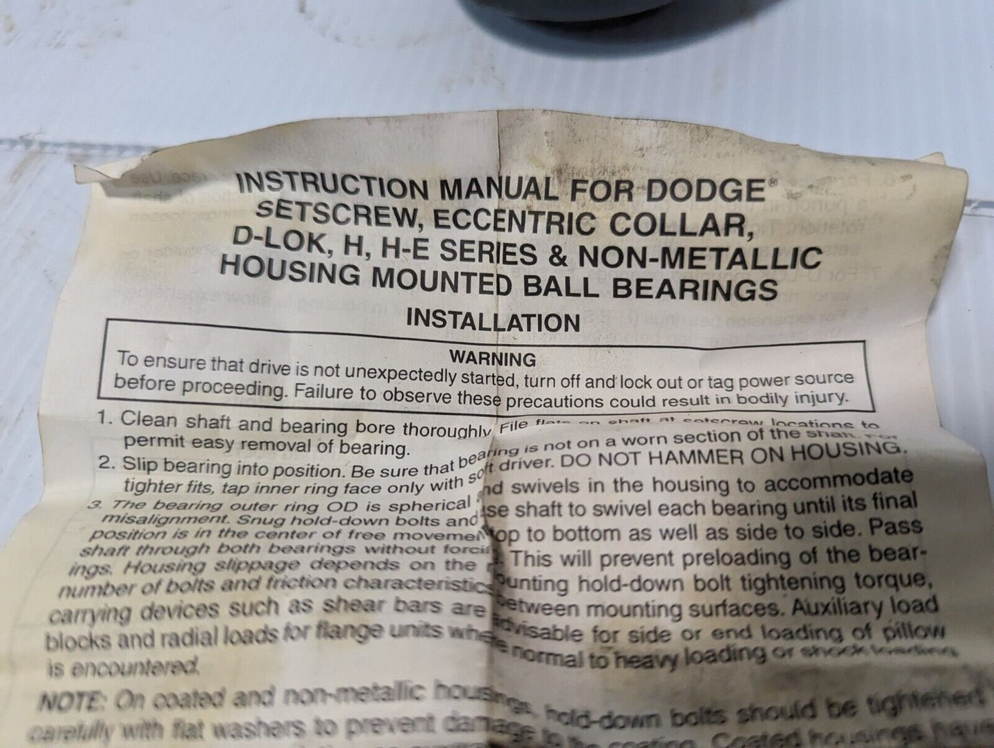 Dodge 126769 bearing, 2 bolt flange bearing, w/SC 1-7/16 insert, 207 - Free Ship