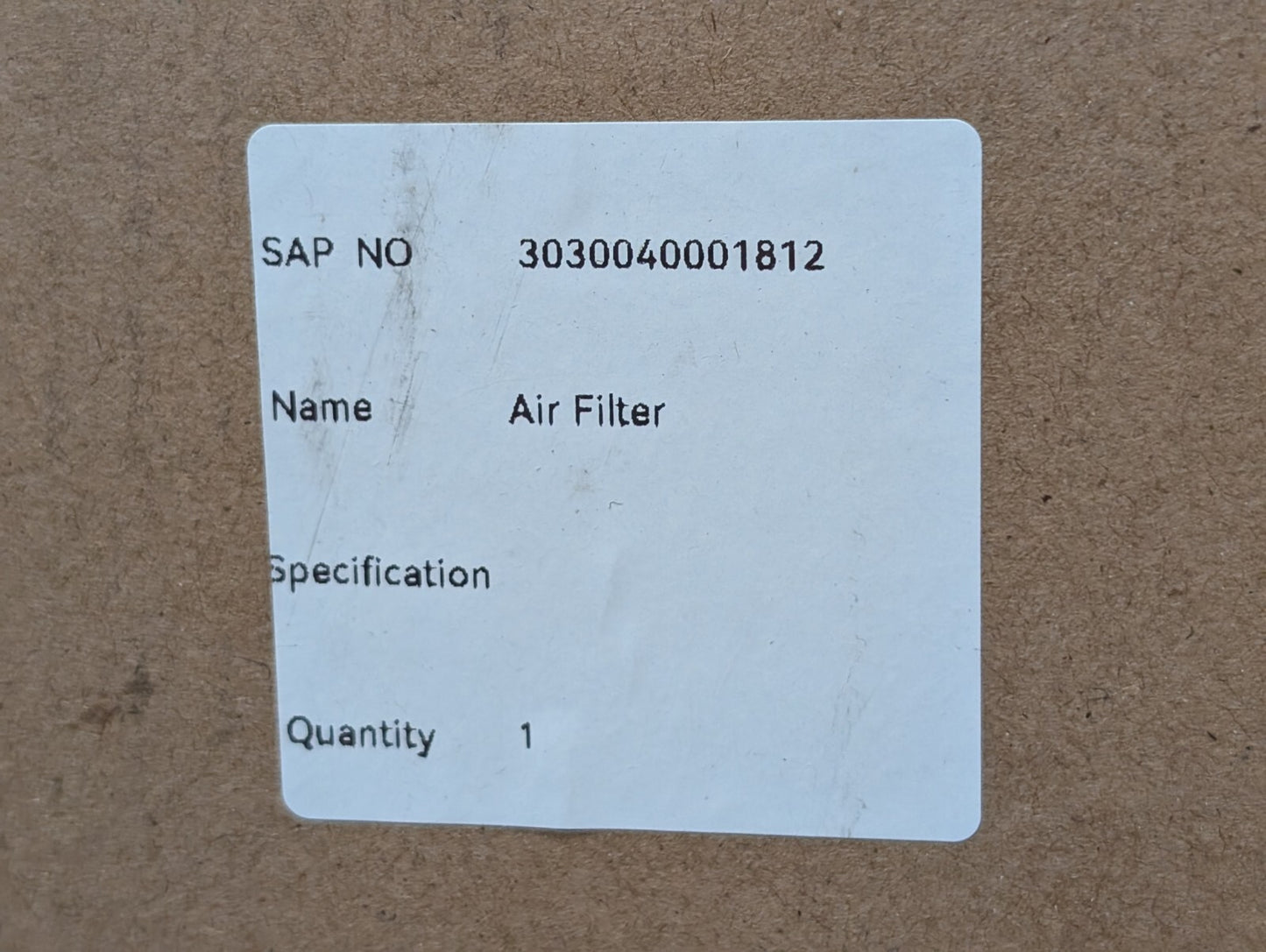 Wal Technology 80 61 351 0006-182 Fuel Cell Air Filter Housing New in Box