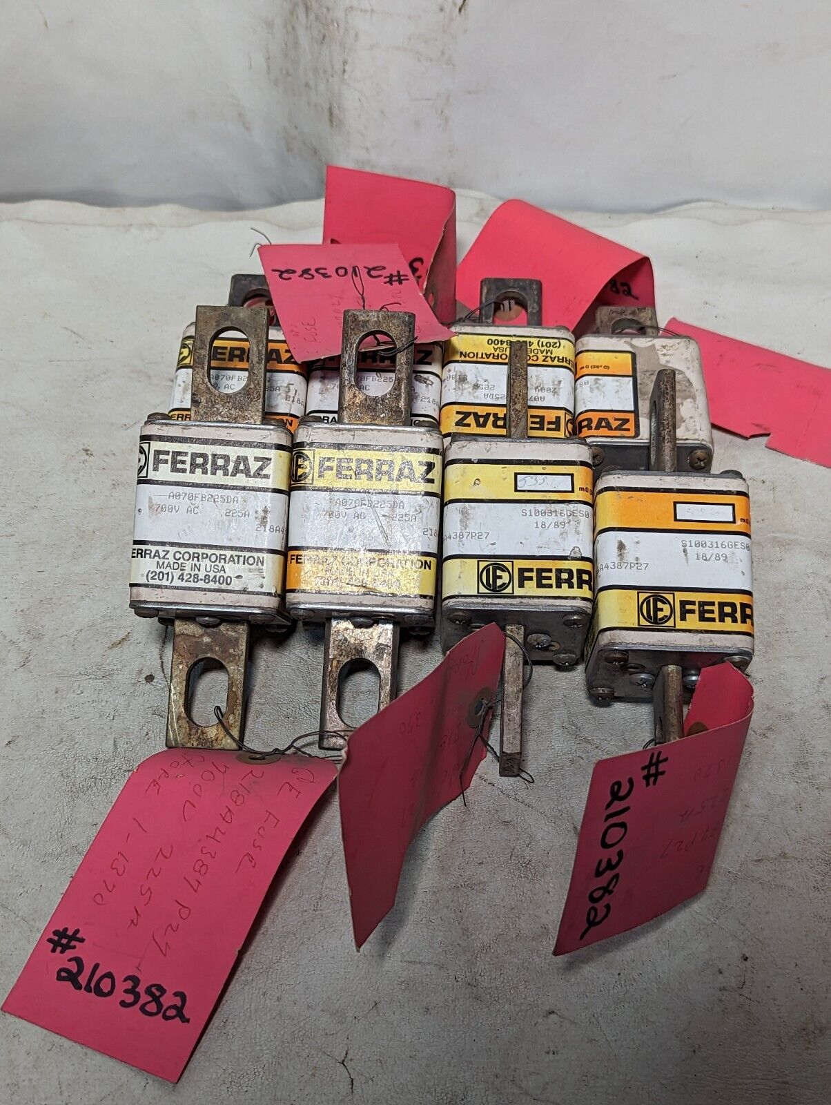 Ferraz A070FB225DA fuse, 225A, 700VAC, 218A4387P27