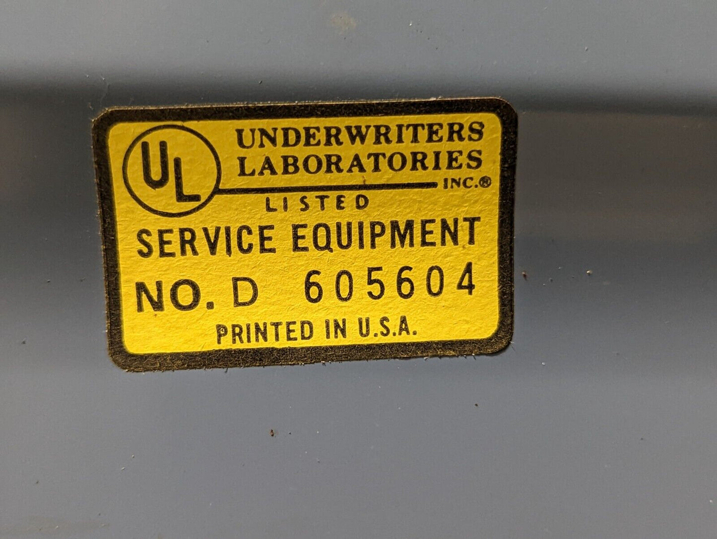 Wadsworth 8733N service disconnect, 30 Amp, 240 VAC, 4 poles