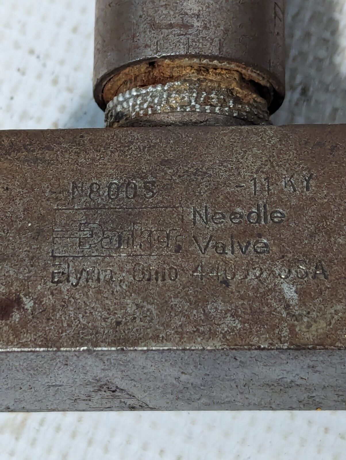 Parker Needle Valve N8005 440356SA 5000 PSI - Free Shipping