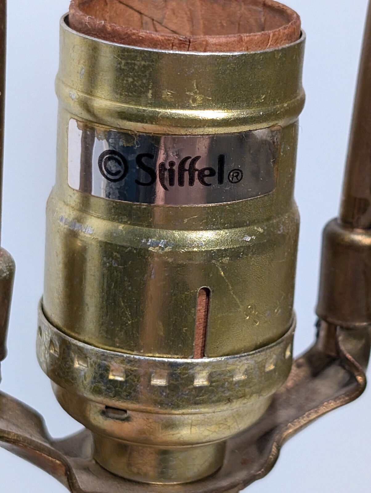 Stiffel Vintage, Antique, MCM, 34" Brass Table Lamp, Pineapple,Hollywood Regency