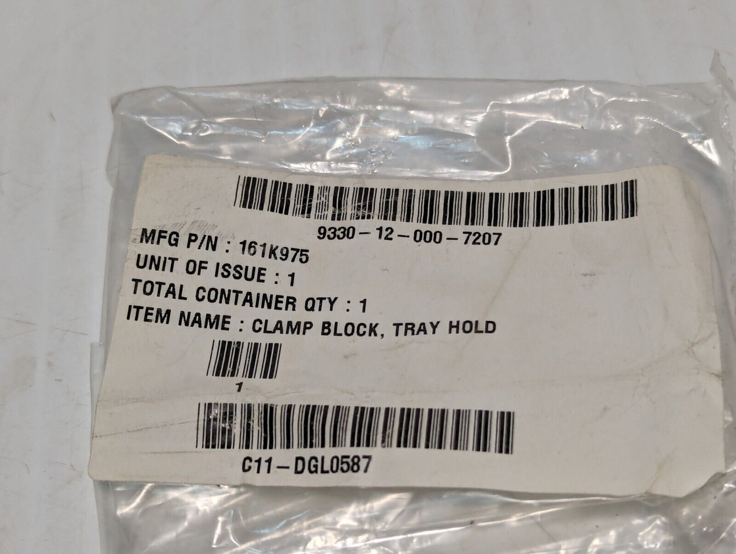 161K975 Clamp Block 9330-12-000-7207 - Free Shipping