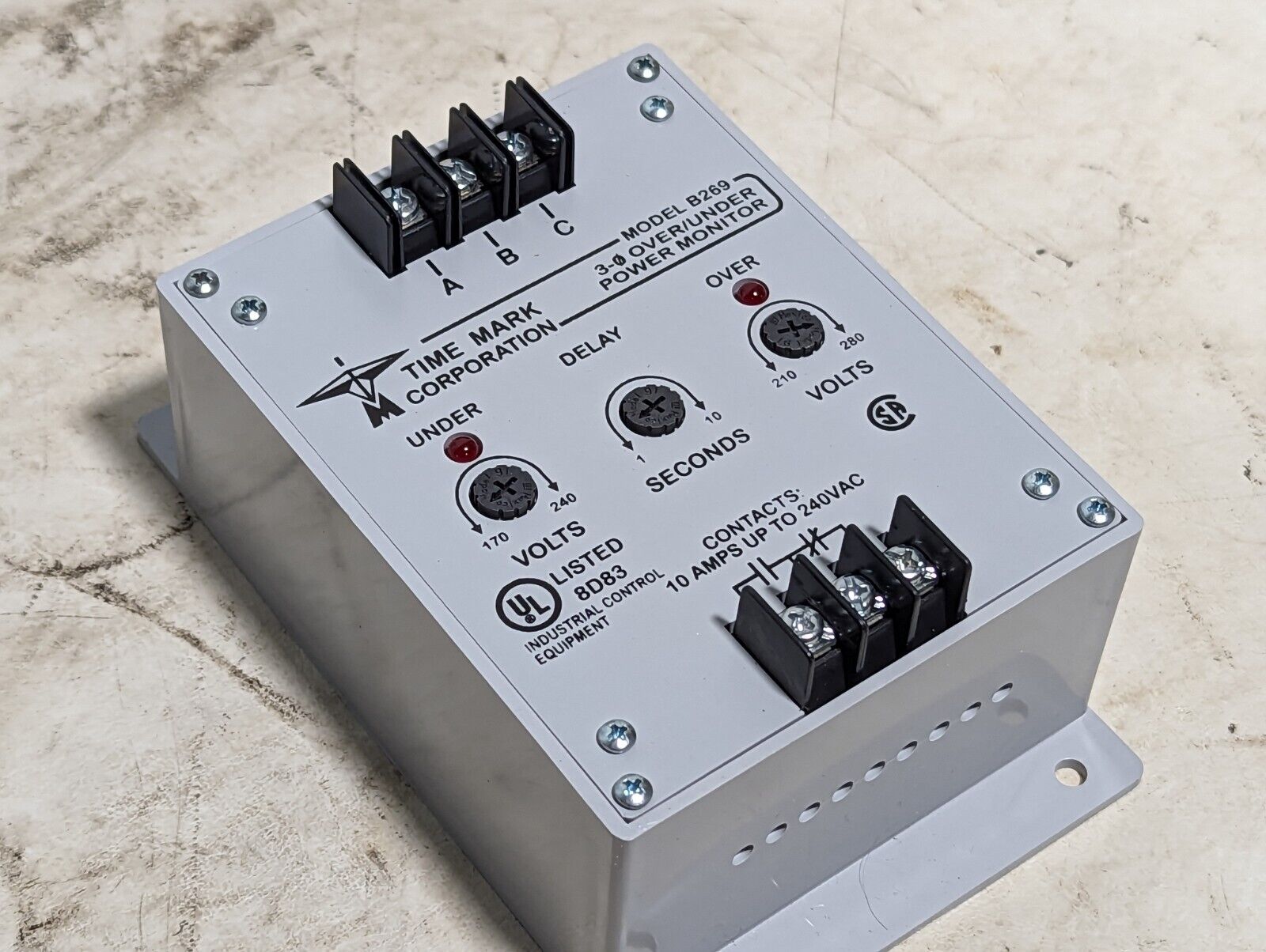 TimeMark B269 3 phase over/under power monitor