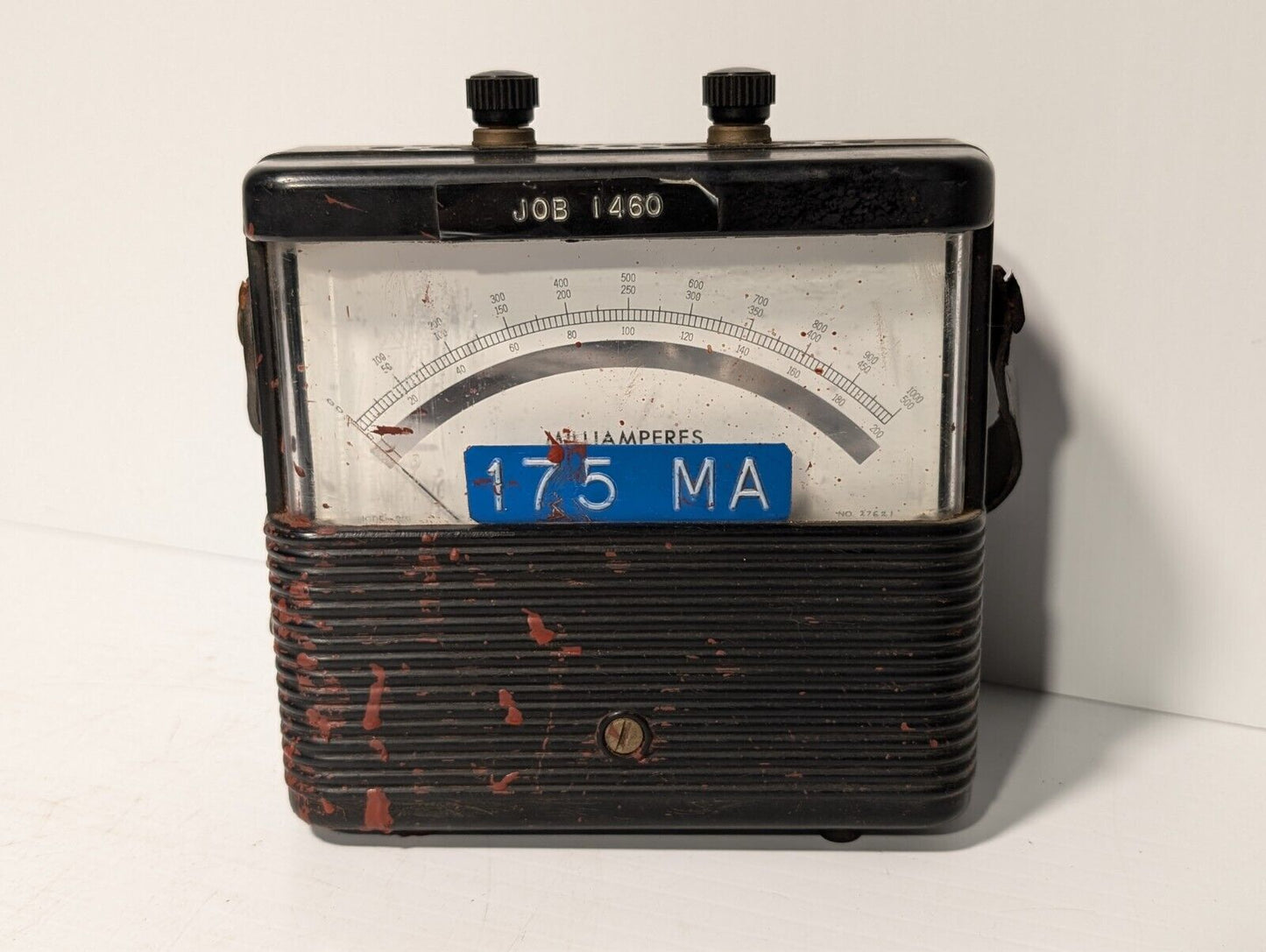Weston 901 DC milliammeter, 0-1000mA, with probes and leather handle as pictured