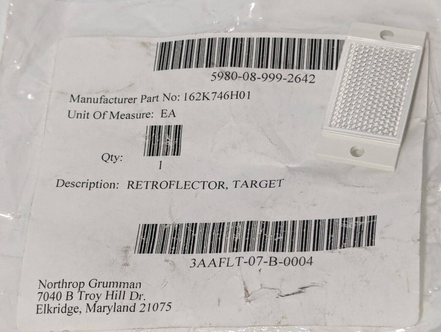 *Lot of 2 Banner BRT-42A 45005 Target Retroflector (Bonus Incl.) - Free Shipping