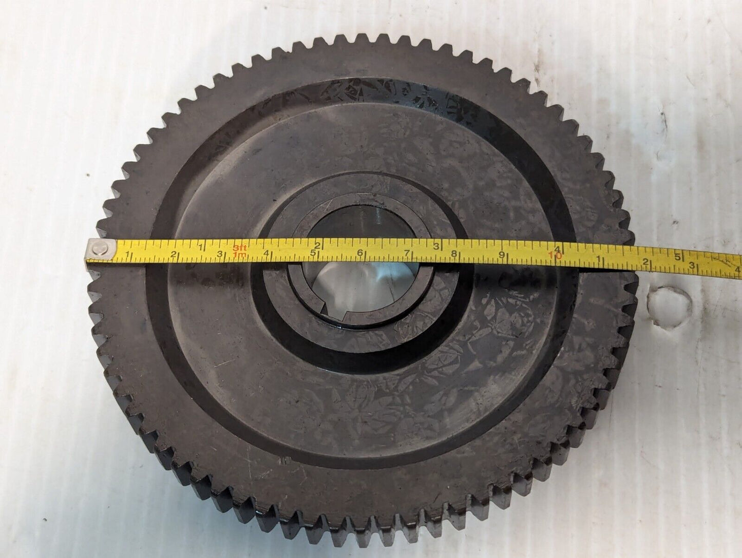 72 Tooth Sprocket Gear With 1" Notched Bore 4 5/8" Diameter - Free Shipping