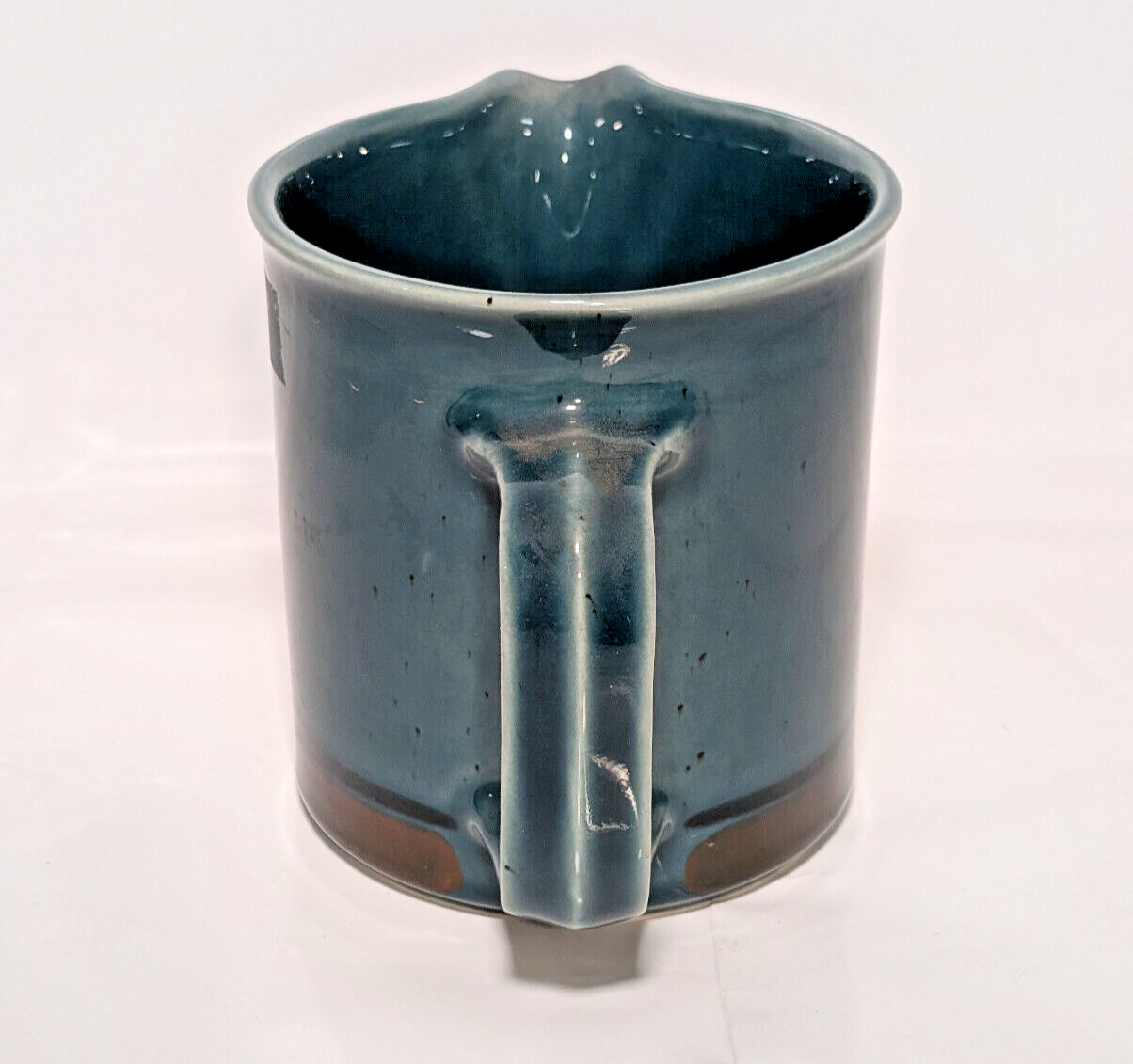 Vintage Meri Arabia Finland Pitcher Glazed Turquoise, Brown, Scandanavian, MCM