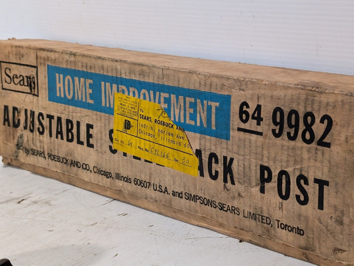 Sears Adjustable Floor Jack Post - Free Shipping+Returns