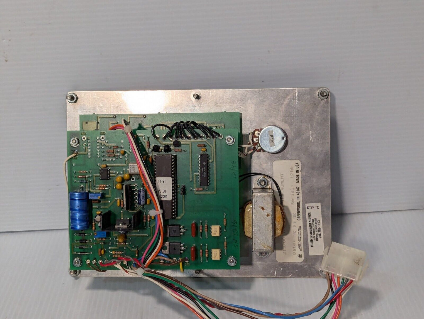 Advantage Electronics 213700 Temptek VT Instrument temperature control panel