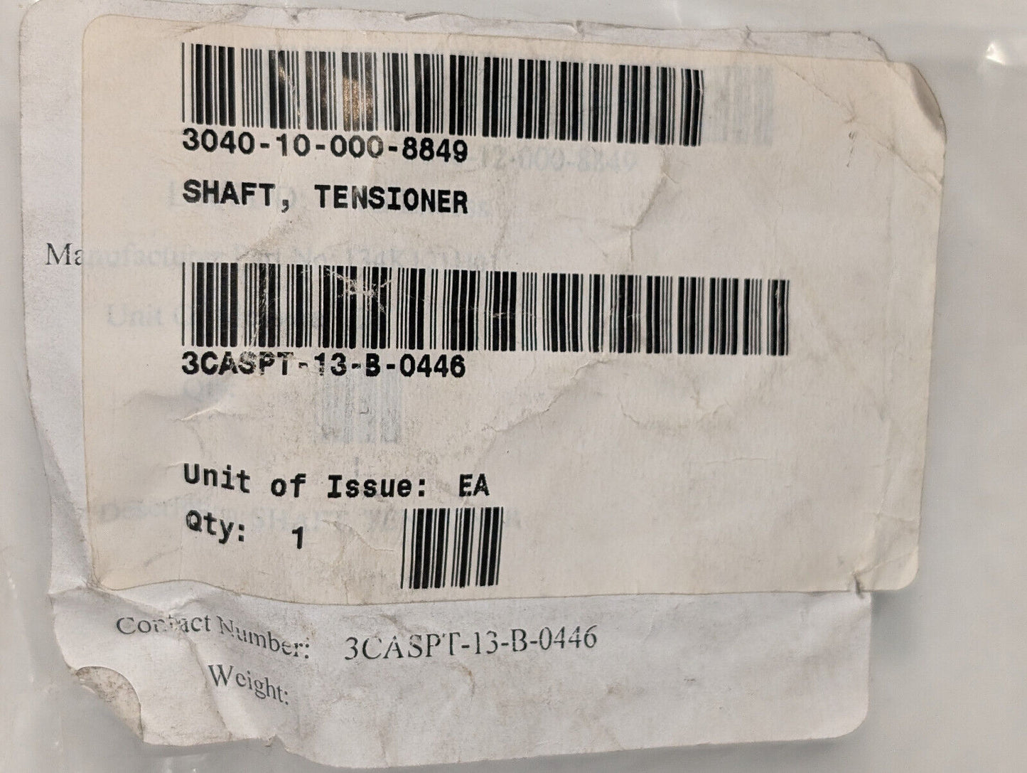 97942-134K121H01 Shaft, Tensioner, Precision Industrial Machinery