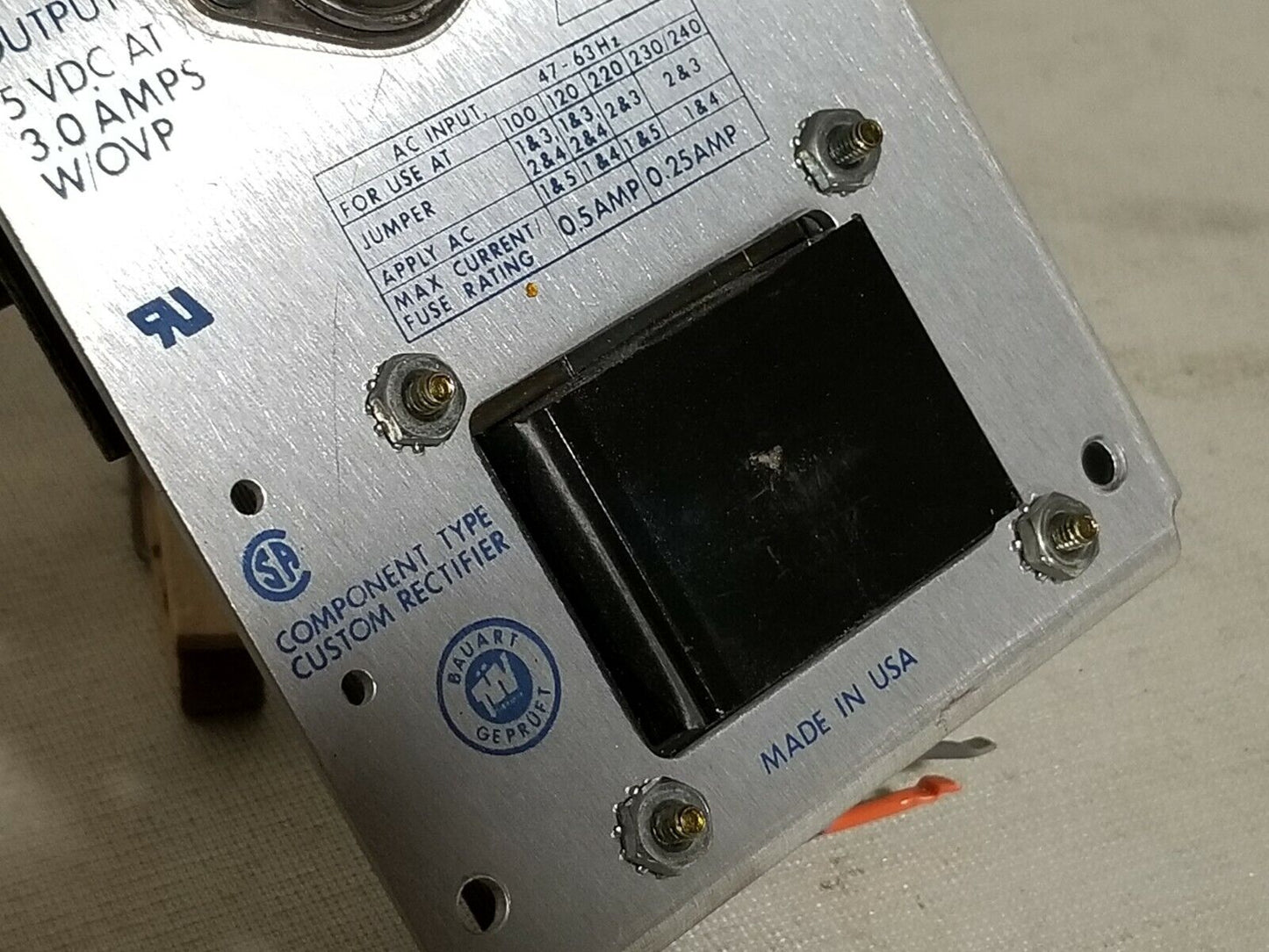 Power-One International Series HB5-3/OVP-A, Output 5VDC for Varian 9686960B