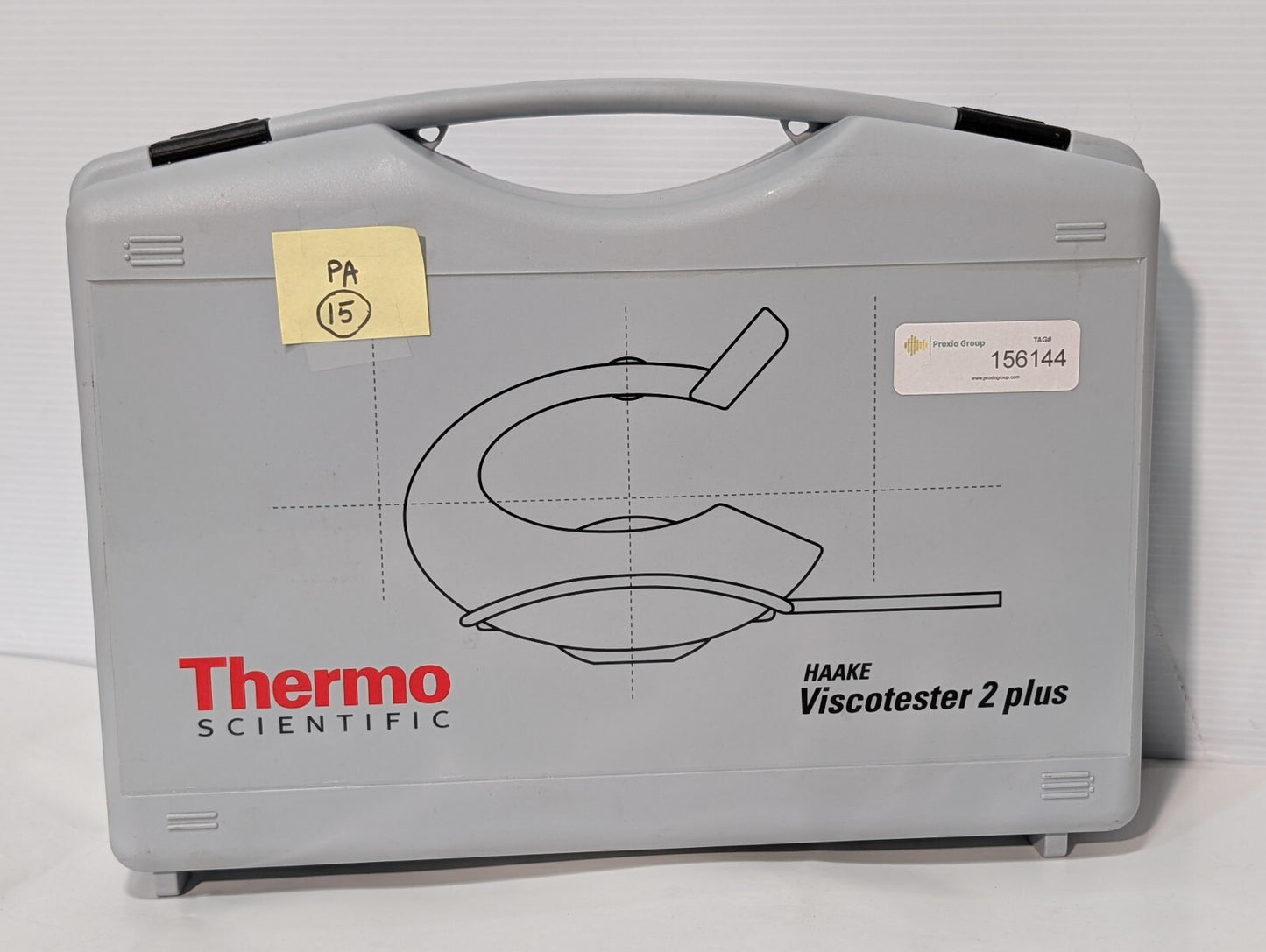 Thermo Scientific HAAKE Viscotester 2 Plus, 399-0200, 6VDC, Portable Padded Case