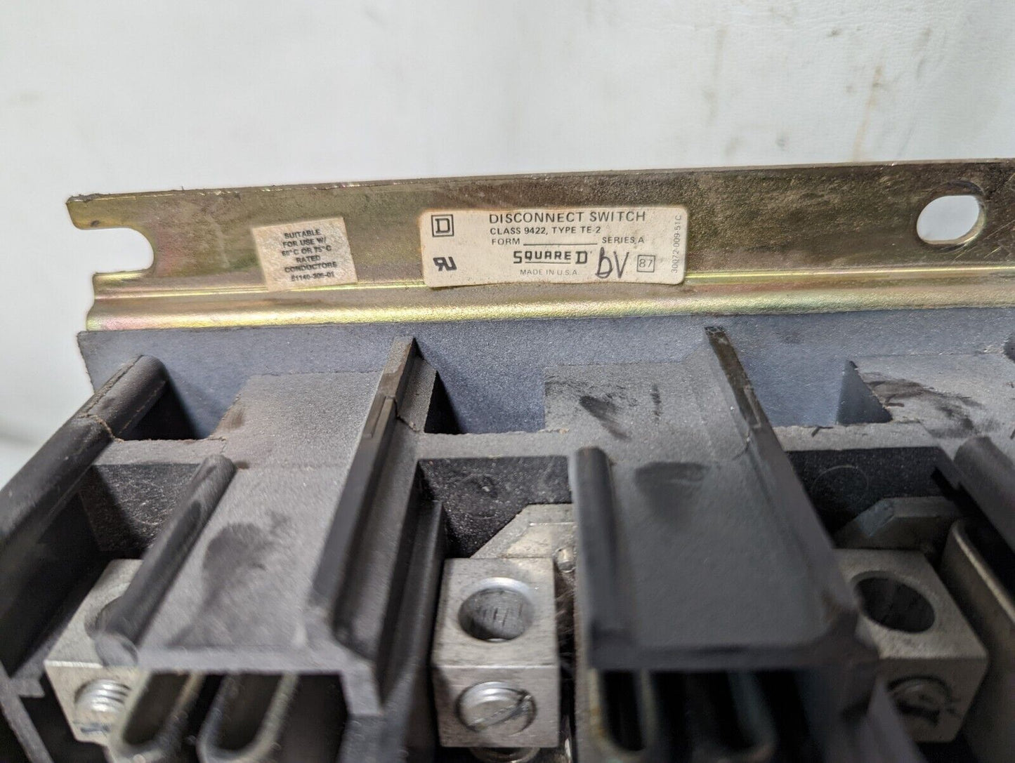 Square D H-100-SV disconnect switch, 9422TE2