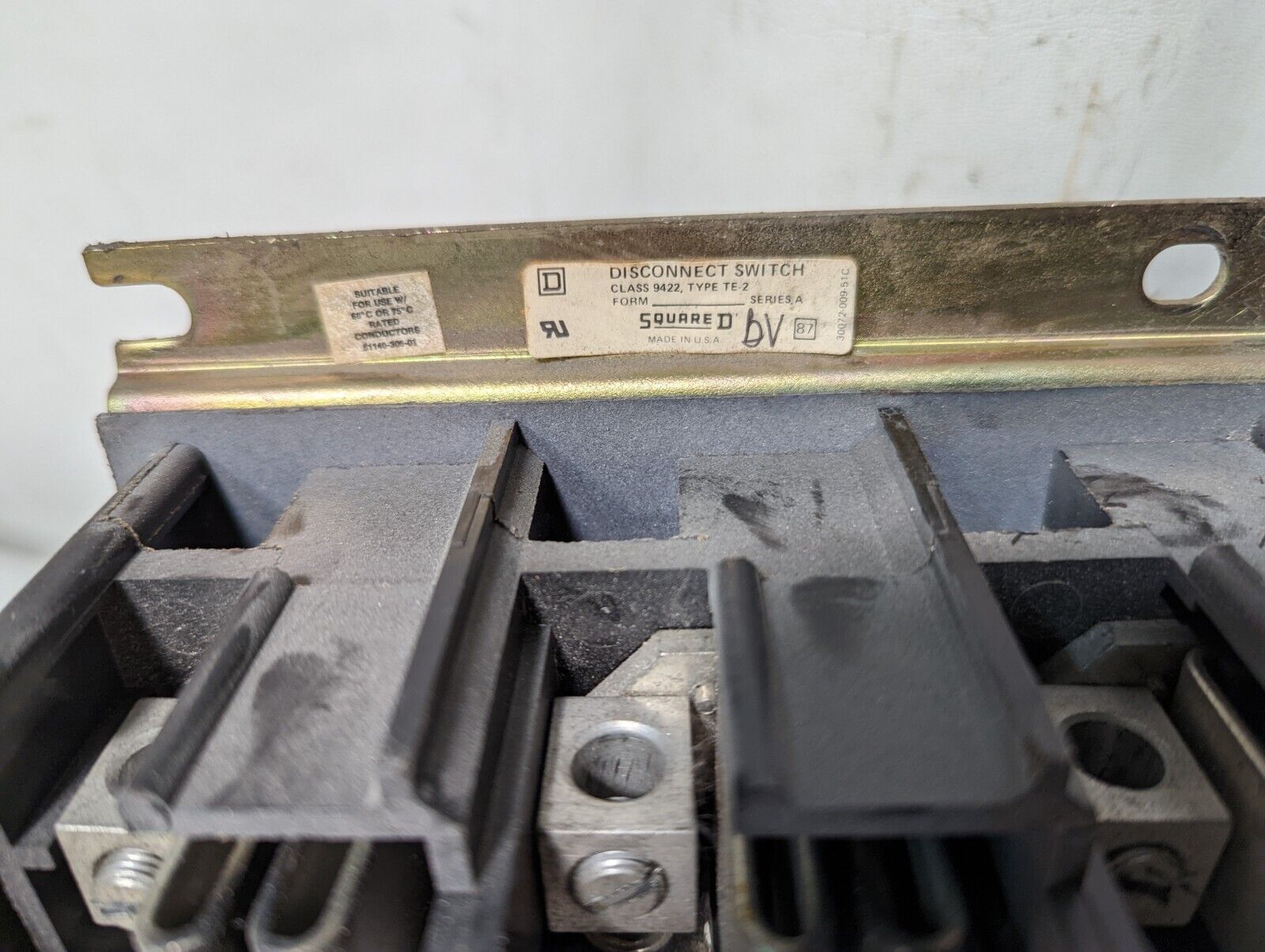 Square D H-100-SV disconnect switch, 9422TE2