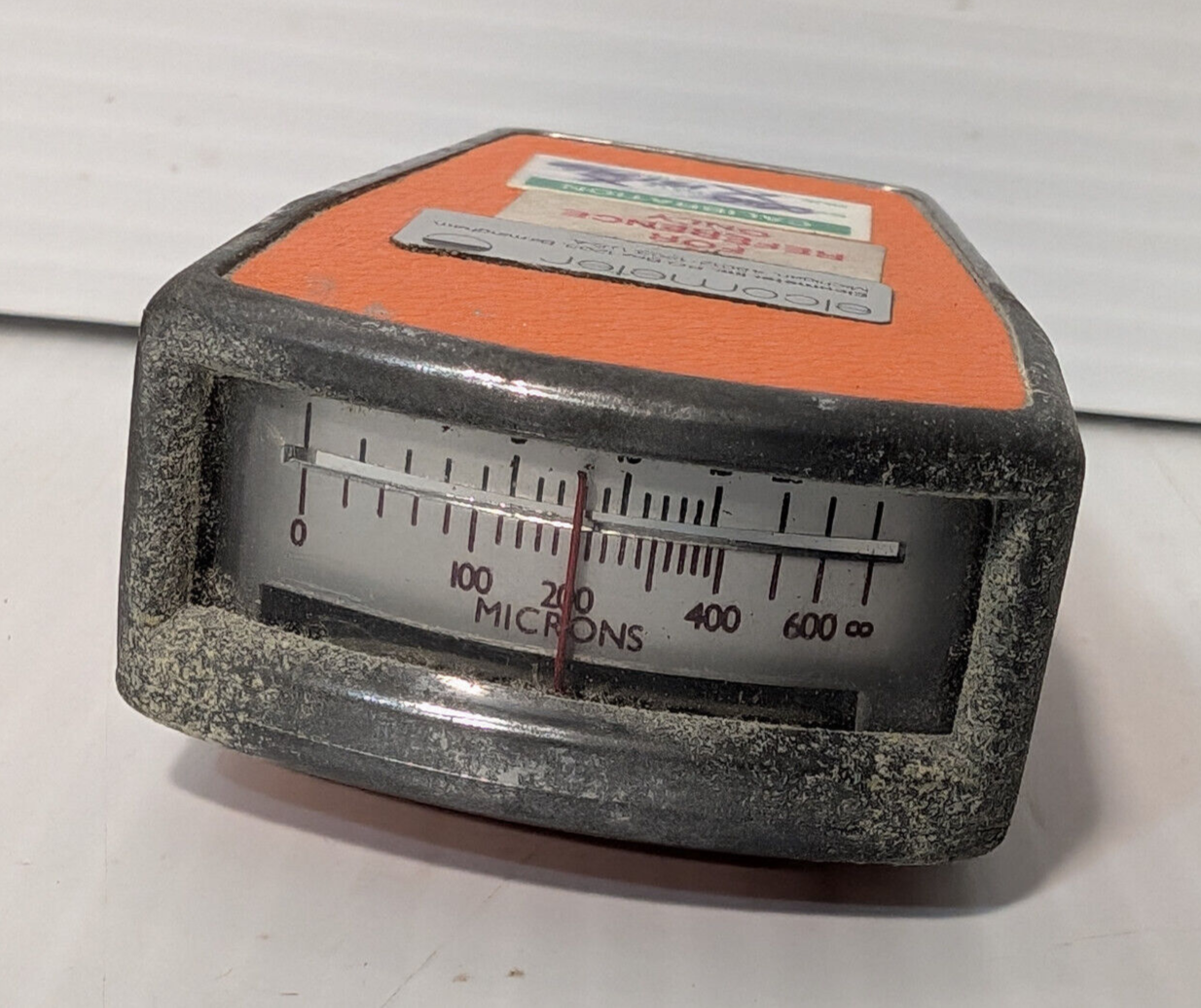 Vintage Elcometer, Inc. thickness gauge in case -Made in USA- Free Shipping