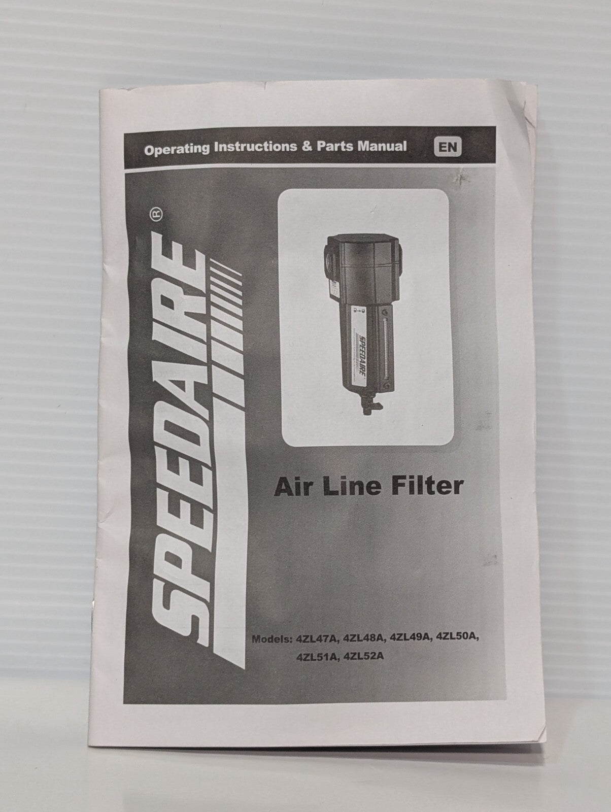 Speedaire 4ZL49A Compressed Air Filter 1/2" NPT, Standard, New in Box