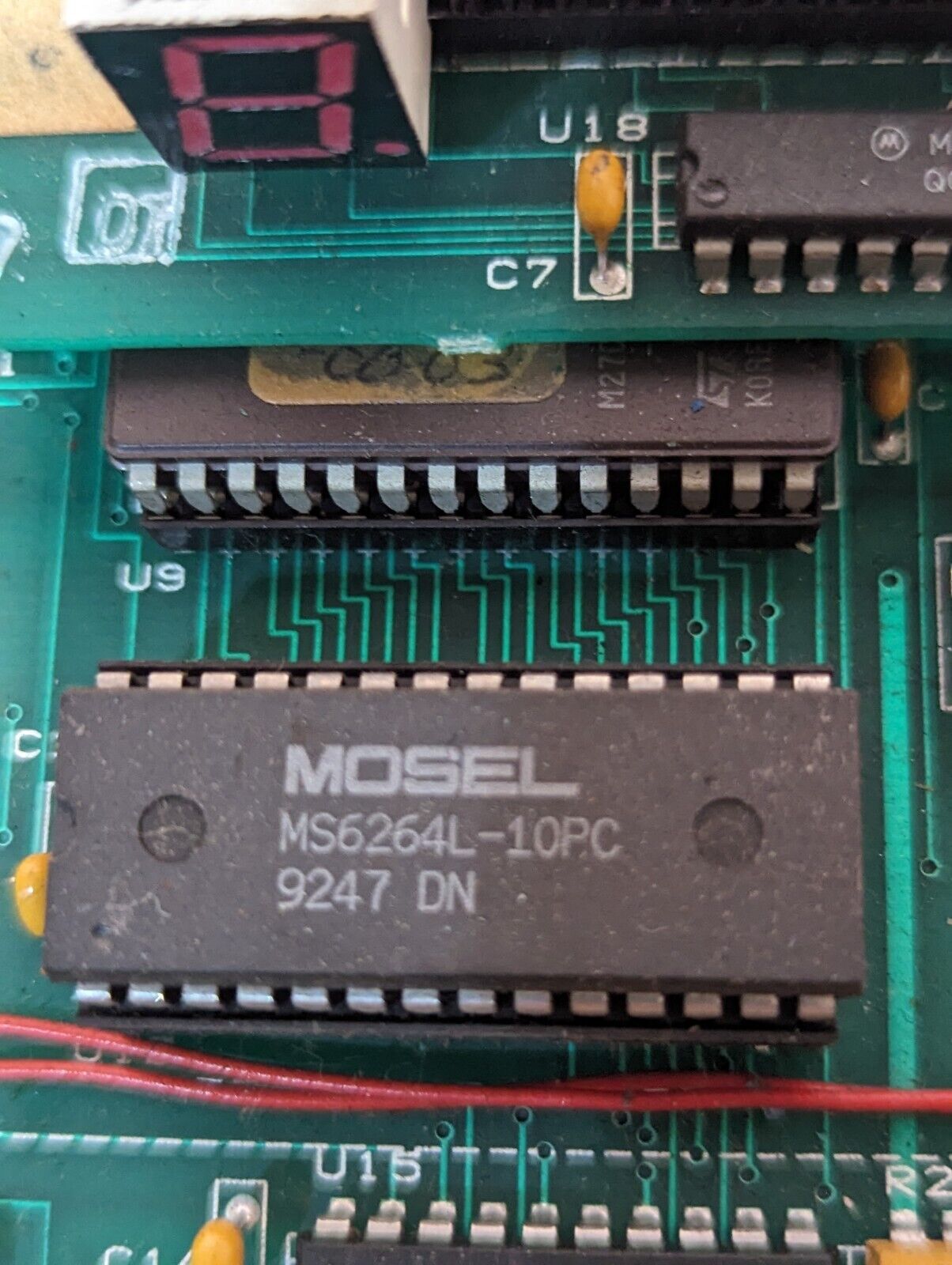 Unidentified Circuit Board 0001-5-PCB-00 w/Valuable Components