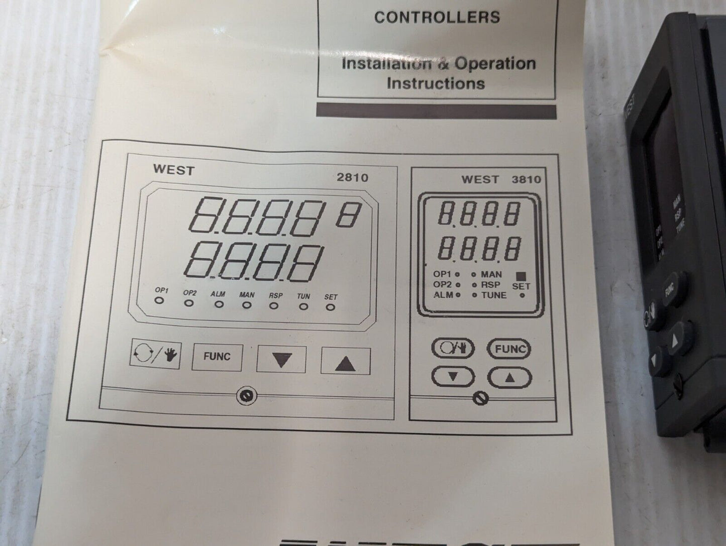 West Instruments M3810 L02 T1418 00 H10 Temperature Controller - Free Shipping