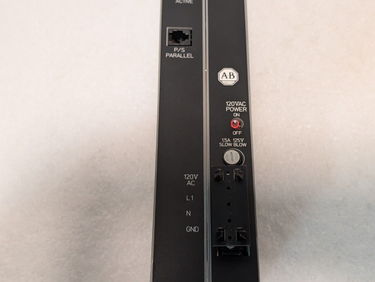 Allen Bradley 1771-P4 Power Supply Module, AC Input: 120VAC, DC Output: 8A