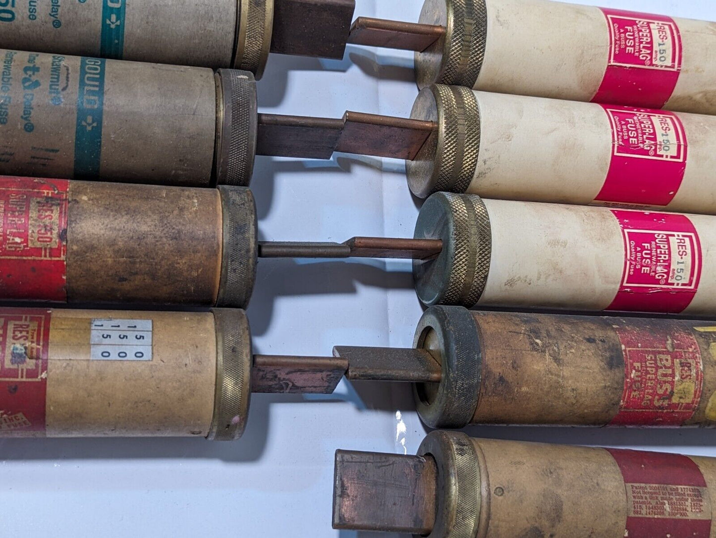Gould Shawmut RFS150, Buss RES150 renewable 150A fuses
