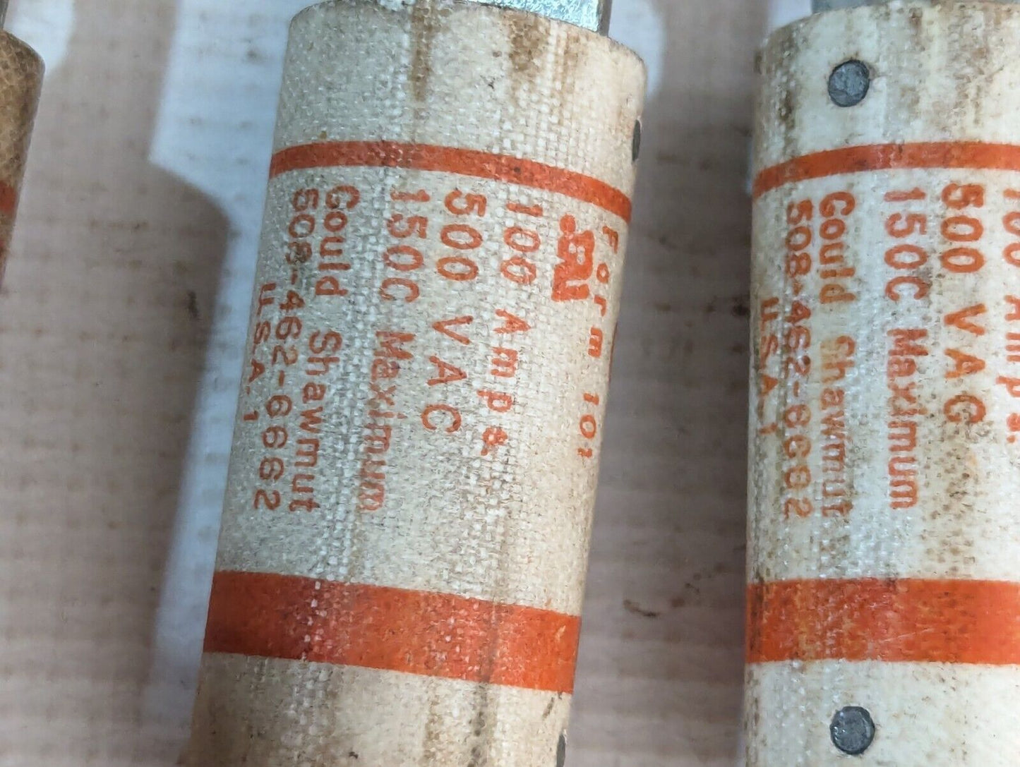 Gould Shawmut A50P100 Fuse, Type 4 Amptrap, 100A, 500V - Free Shipping