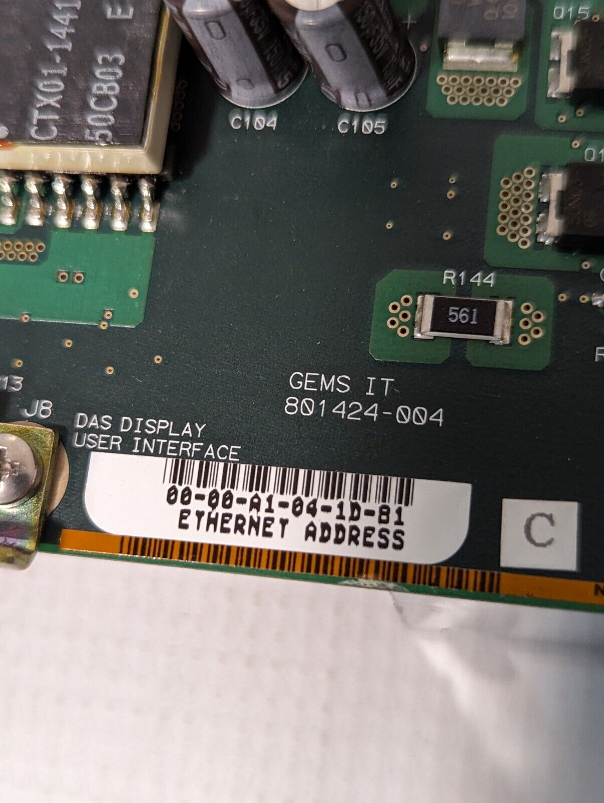 GE GEMS 801424-004 3000 4000 5000 Main PCB Motherboard, Dash