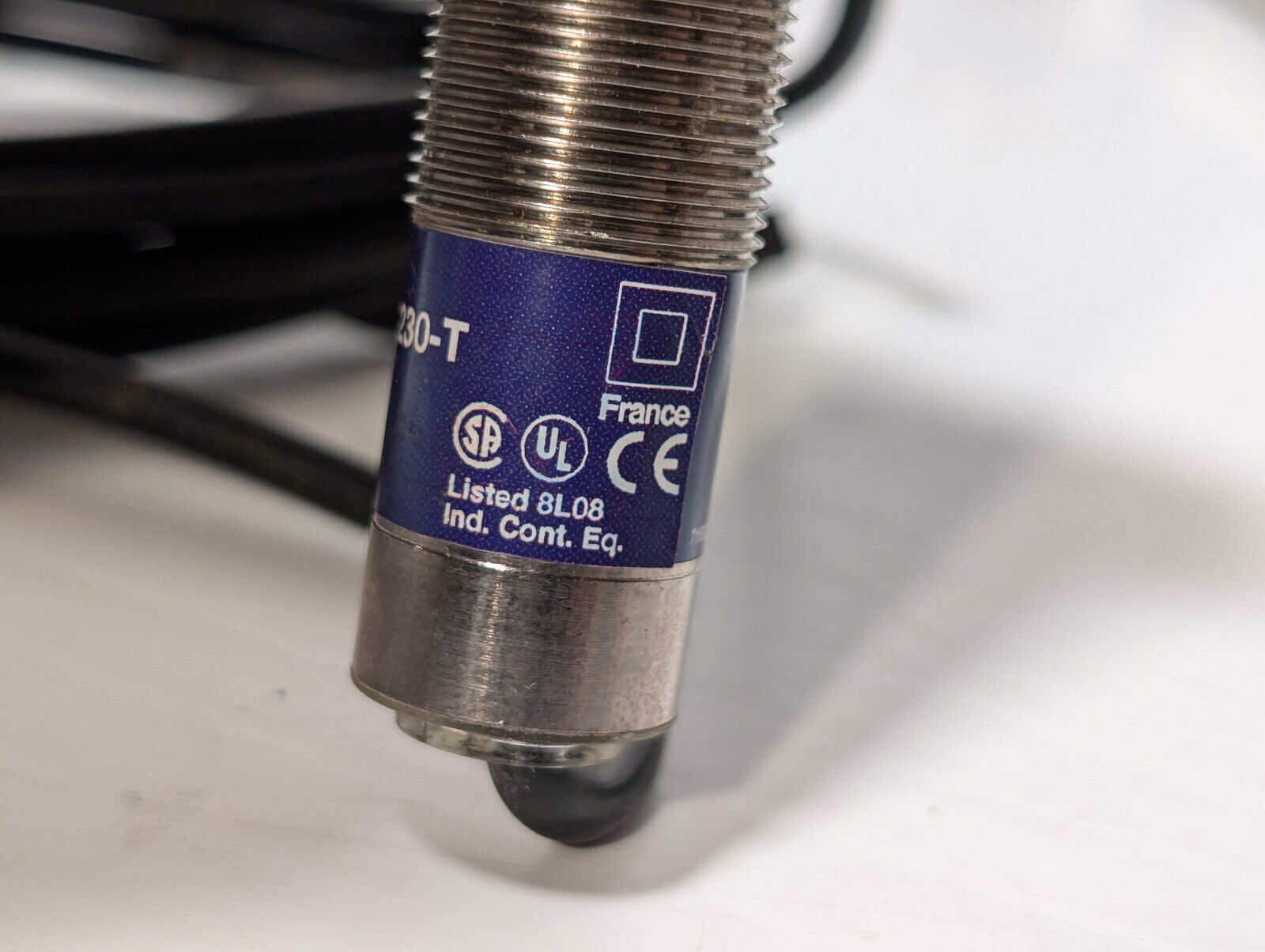 Telemecanique XU2-M18MC230-T Photoelectric Sensor, Thru-Beam Transmitter, 240V