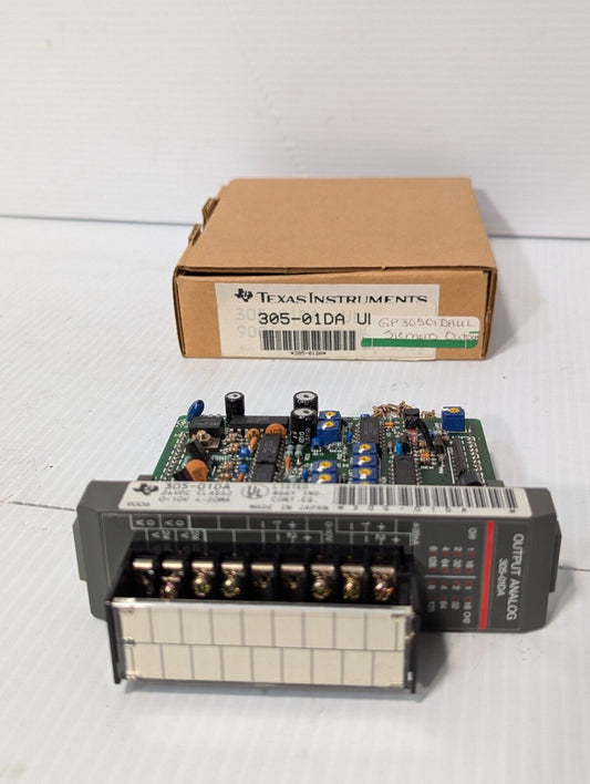 Texas Instruments 305-01DA output module, 24VDC, analog - Free Shipping