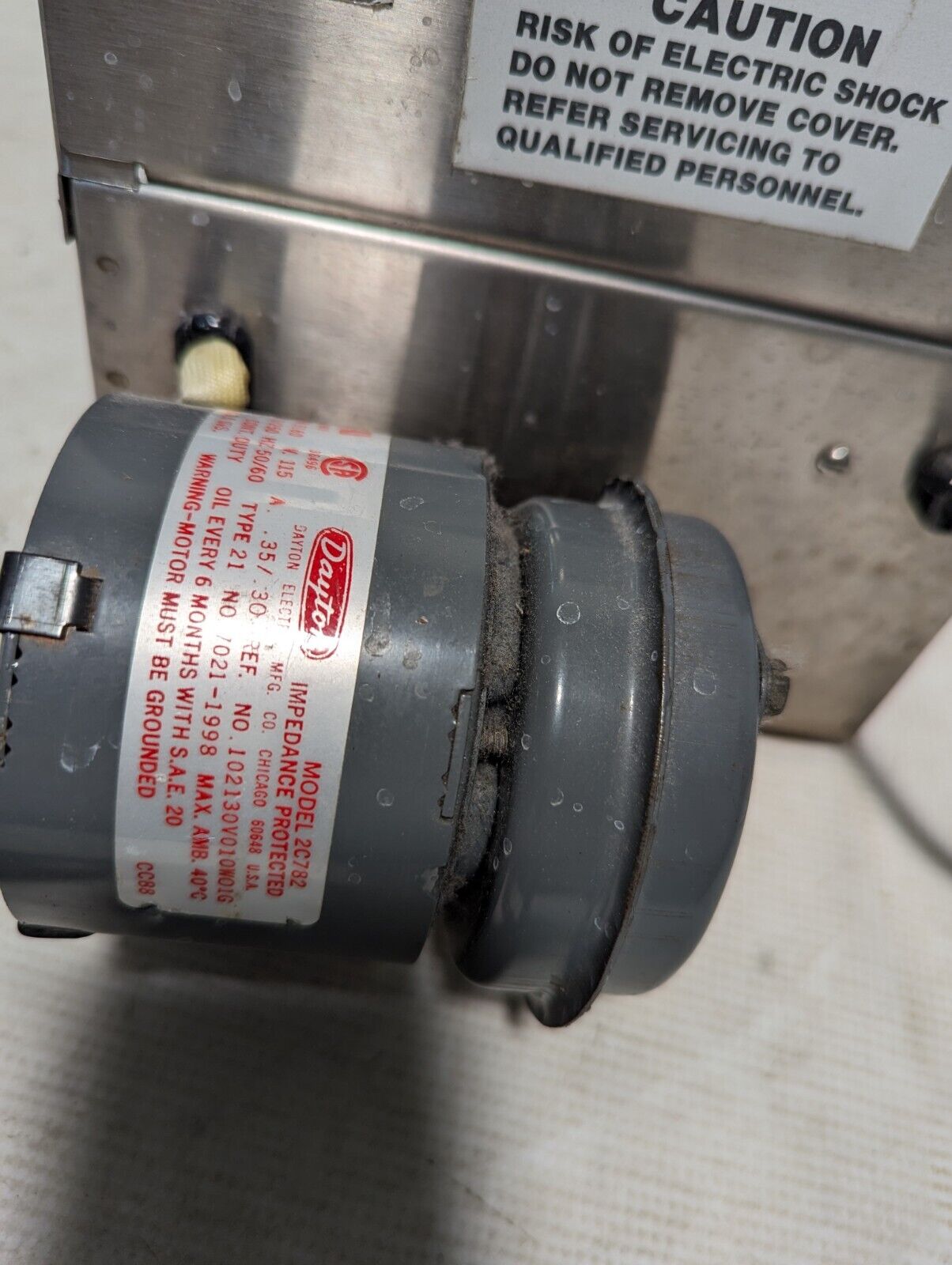Shandon Lipshaw Model 218 Electric Laboratory Lab Slide Air Dryer W/Dayton Fan