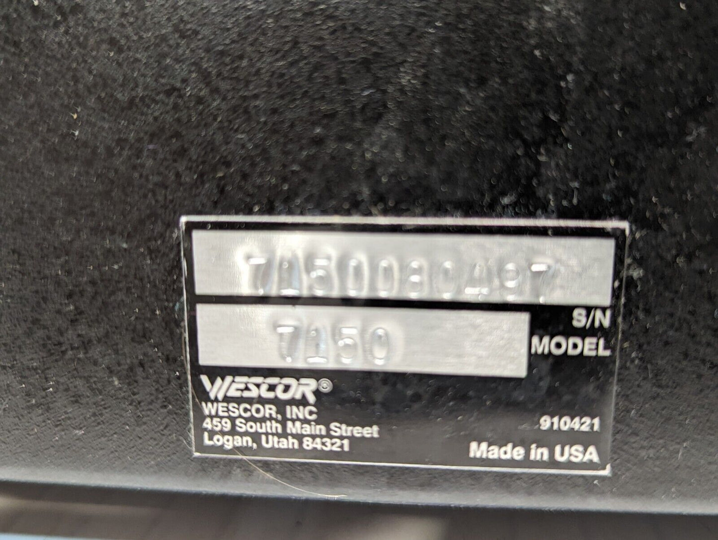Wescor Aerospray 7150 Hematology Slide Stainer-Cytocentrifuge - Free Shipping