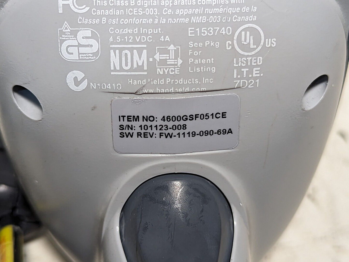 Honeywell 4600GSF051CE USB corded barcode scanners