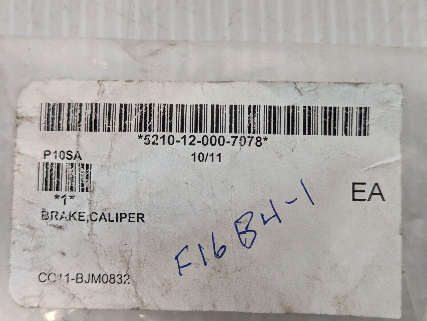 Tolomatic 07050000, P10SA, F16 B4-1, Brake Caliper Assembly - Free Shipping