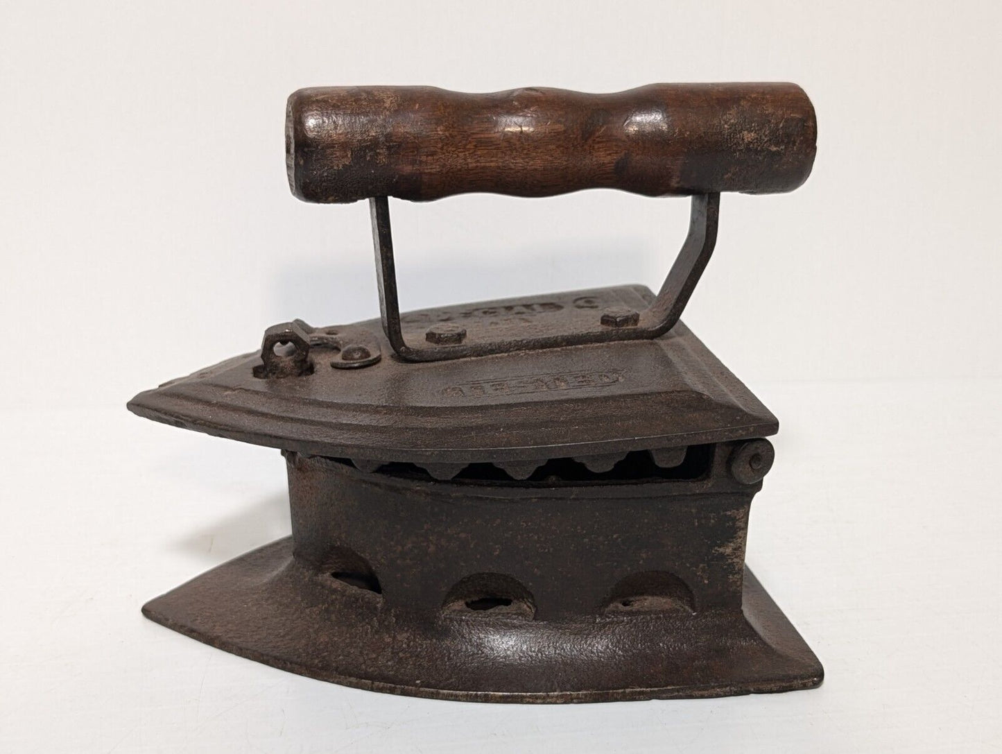 Vintage Coal Iron - 7.5" L x 6"H x 6" W - Cast Iron Collectible
