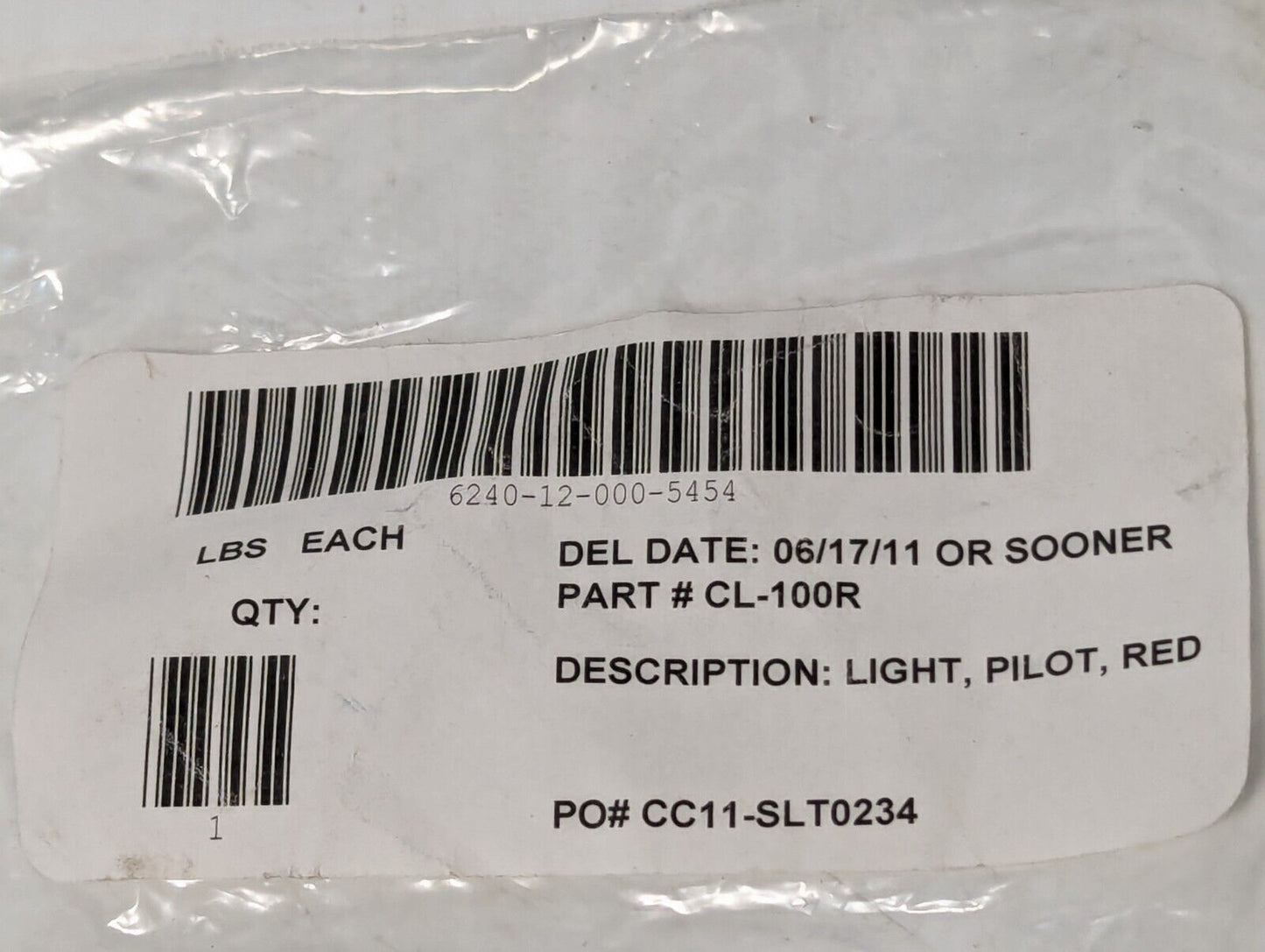 ABB CL-100R Compact Red Pilot Light 240V 3W - Free Shipping